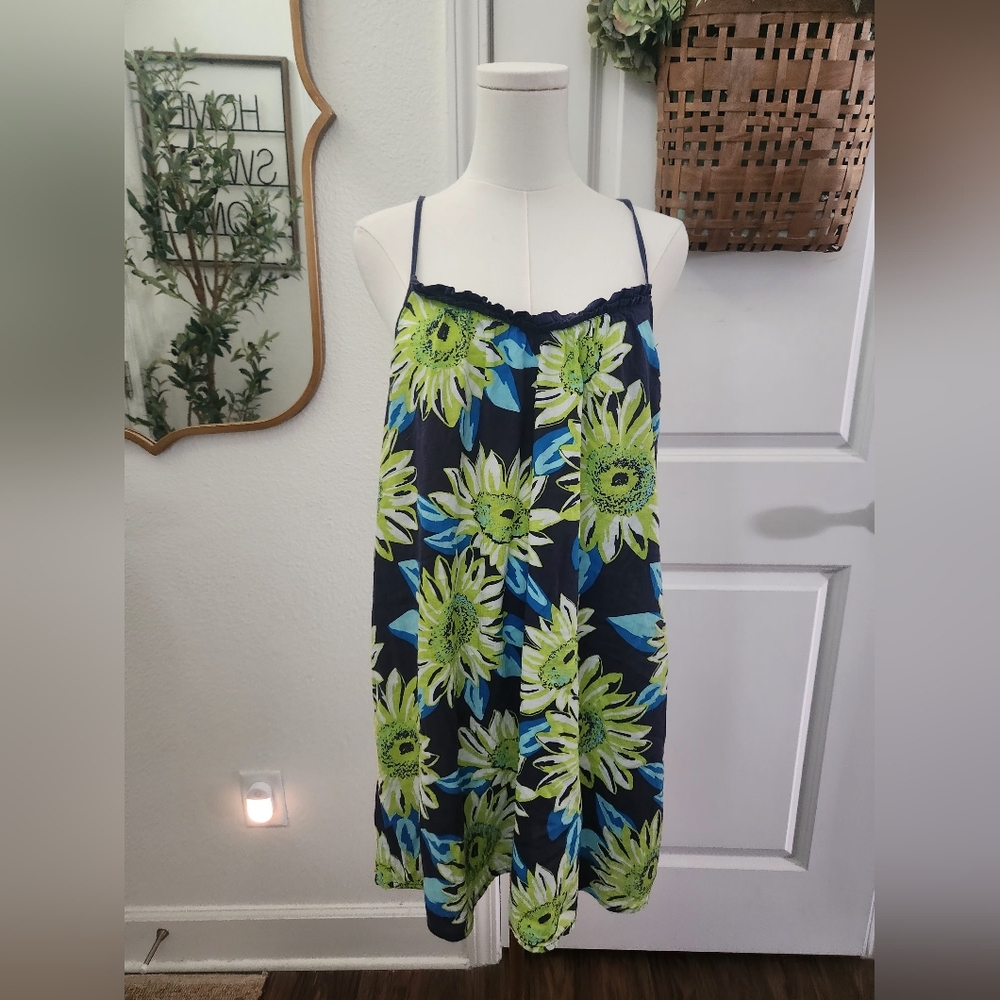 Aerie Tropical Print Dress